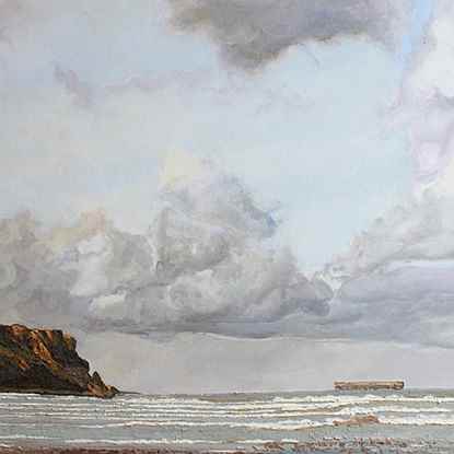 Marée Montante, Arromanches - Hugues dit Pomié Pissarro (b. 1935)